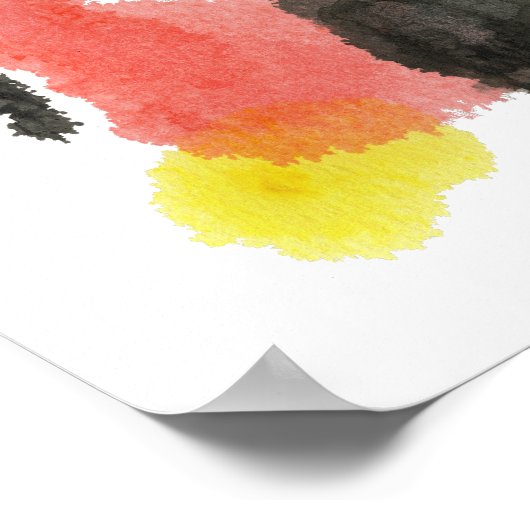 Rorschach Inkblot Test Fun Art Print (Hoek)