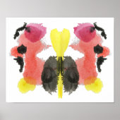 Rorschach Inkblot Test Fun Art Print (Voorkant)