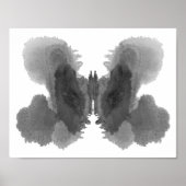 Rorschach Inkblot Test Fun Art Print (Voorkant)
