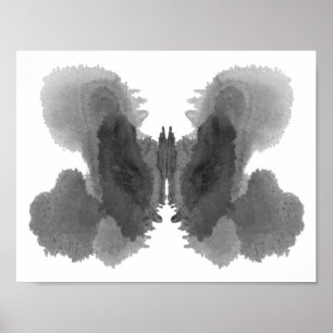 Rorschach Inkblot Test Fun Art Print