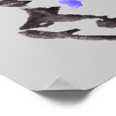 Rorschach Inkblot Test Fun Art Print (Hoek)