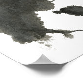 Rorschach Inkblot Test Fun Art Print (Hoek)