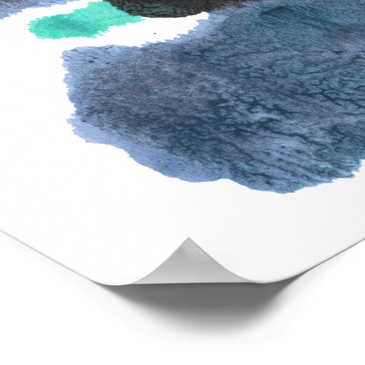 Rorschach Inkblot Test Fun Art Print (Hoek)