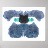 Rorschach Inkblot Test Fun Art Print (Voorkant)