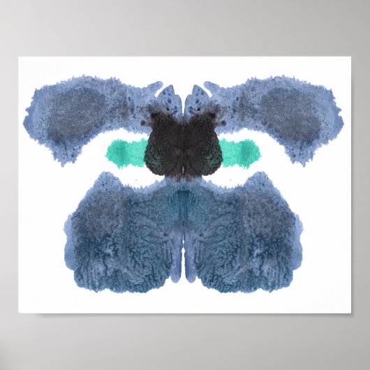 Rorschach Inkblot Test Fun Art Print (Voorkant)