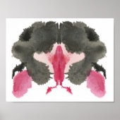 Rorschach Inkblot Test Fun Art Print (Voorkant)