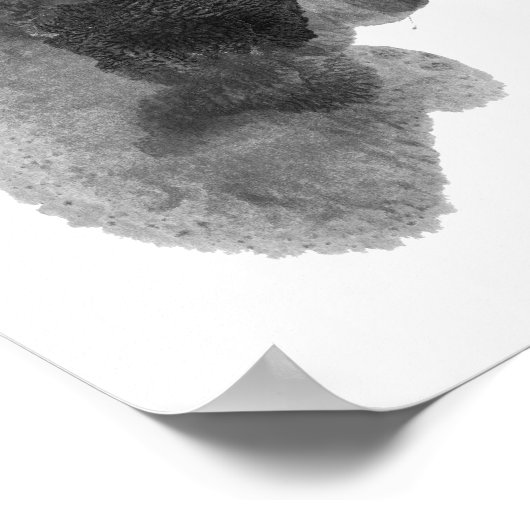 Rorschach Inkblot Test Fun Art Print (Hoek)