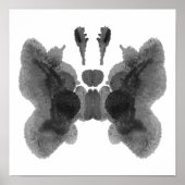 Rorschach Inkblot Test Fun Art Print (Voorkant)