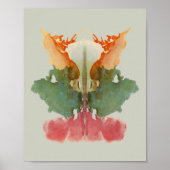 Rorschach Inkblot Test Fun Art Print (Voorkant)