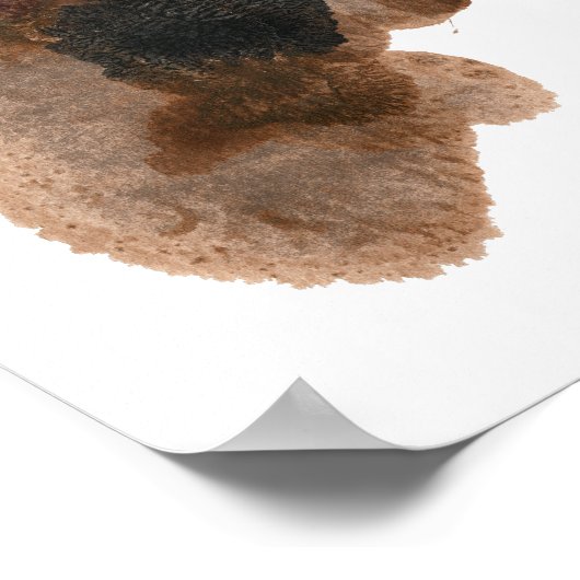 Rorschach Inkblot Test Fun Art Print (Hoek)