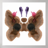 Rorschach Inkblot Test Fun Art Print (Voorkant)