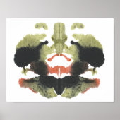 Rorschach Inkblot Test Fun Art Print (Voorkant)