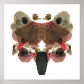 Rorschach Inkblot Test Fun Art Print (Voorkant)