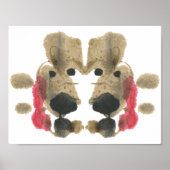 Rorschach Inkblot Test Fun Art Print (Voorkant)