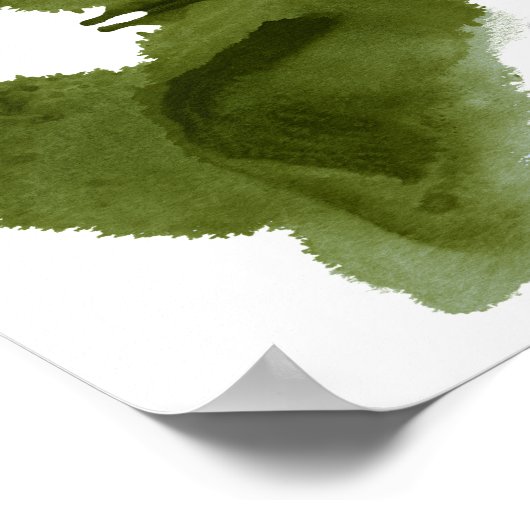 Rorschach Inkblot Test Fun Art Print (Hoek)