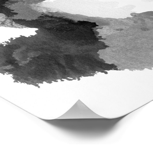 Rorschach Inkblot Test Fun Art Print (Hoek)