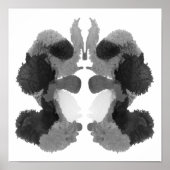 Rorschach Inkblot Test Fun Art Print (Voorkant)