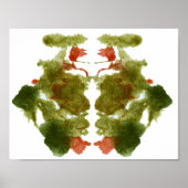 Rorschach Inkblot Test Fun Art Print (Voorkant)