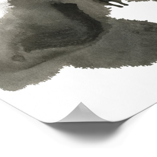 Rorschach Inkblot Test Fun Art Print (Hoek)