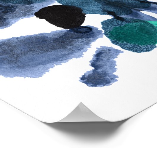 Rorschach Inkblot Test Fun Art Print (Hoek)