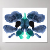 Rorschach Inkblot Test Fun Art Print (Voorkant)