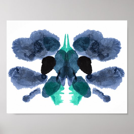 Rorschach Inkblot Test Fun Art Print (Voorkant)