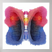 Rorschach Inkblot Test Fun Art Print (Voorkant)