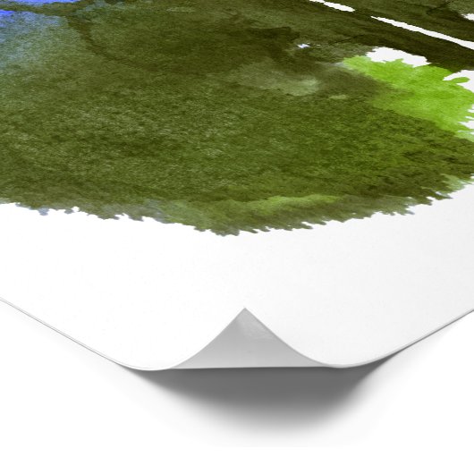 Rorschach Inkblot Test Fun Art Print (Hoek)