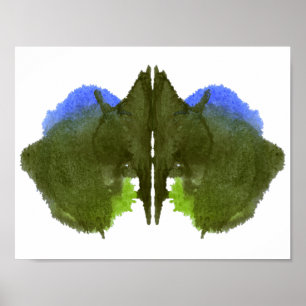 Rorschach Inkblot Test Fun Art Print