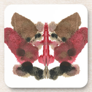 Rorschach Inkblot Test. Noem me niet gek. Bier Onderzetter