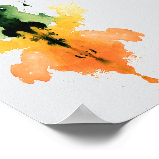 Rorschach Inkblot Test. Noem me niet gek. Poster (Hoek)