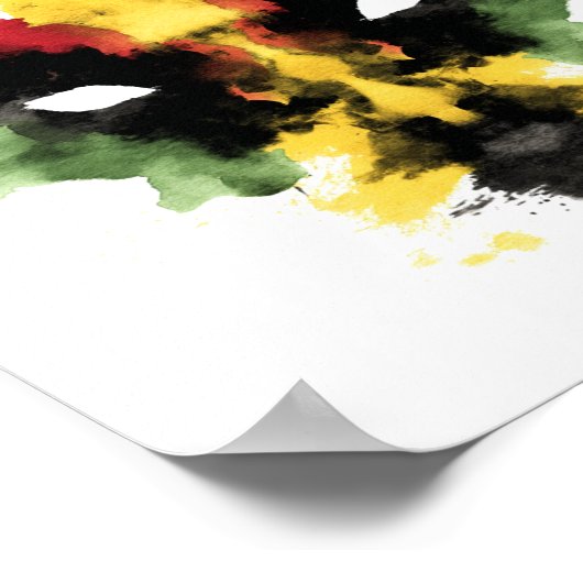 Rorschach Inkblot Test. Noem me niet gek. Poster (Hoek)