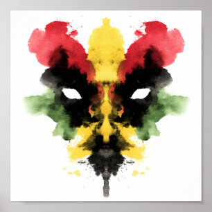 Rorschach Inkblot Test. Noem me niet gek. Poster
