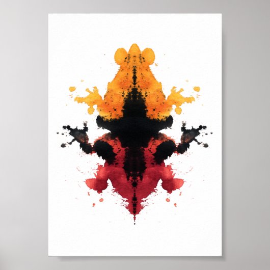Rorschach Inkblot Test. Noem me niet gek. Poster (Voorkant)