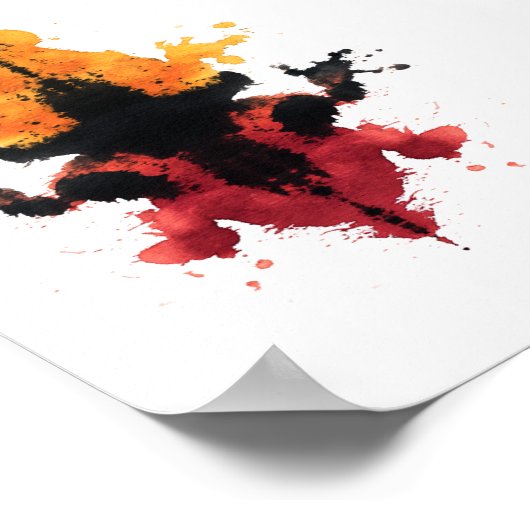 Rorschach Inkblot Test. Noem me niet gek. Poster (Hoek)