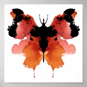 Rorschach Inkblot Test. Noem me niet gek. Poster
