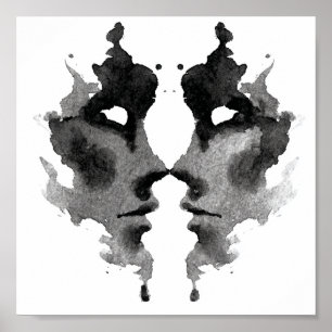 Rorschach Inkblot Test. Noem me niet gek. Poster