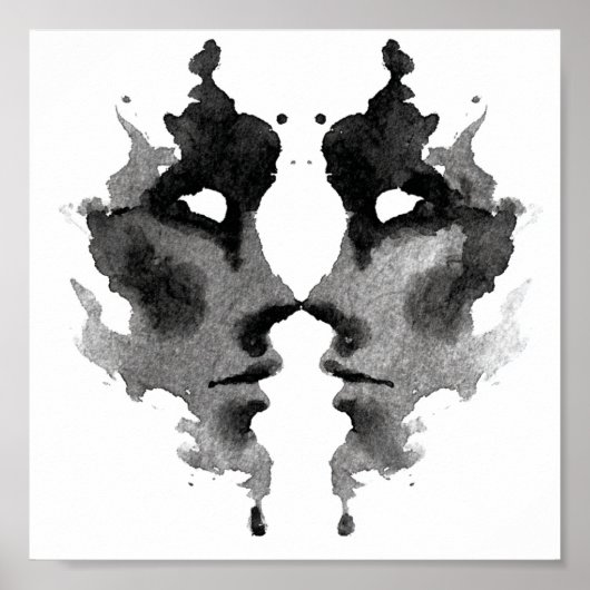 Rorschach Inkblot Test. Noem me niet gek. Poster (Voorkant)