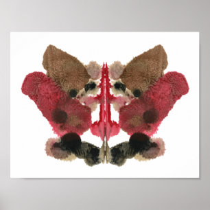 Rorschach Inkblot Test. Noem me niet gek. Poster