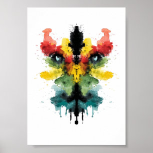 Rorschach Inkblot Test. Noem me niet gek. Poster