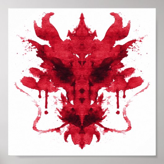 Rorschach Inkblot Test. Noem me niet gek. Poster (Voorkant)