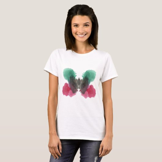 Rorschach Inkblot Test. Noem me niet gek. T-shirt (Voorkant volledig)