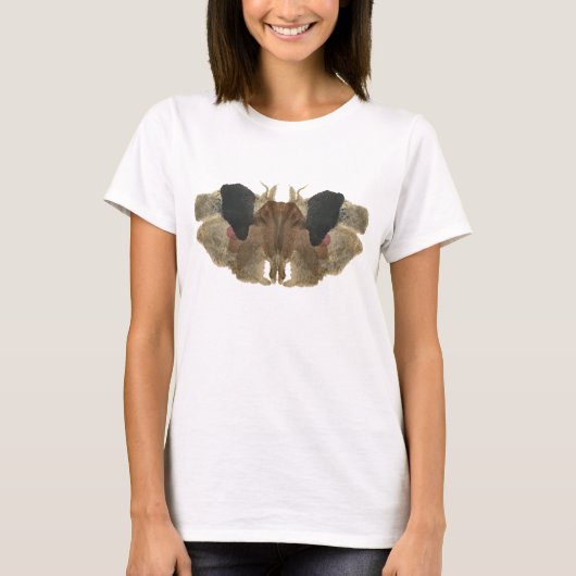 Rorschach Inkblot Test. Noem me niet gek. T-shirt (Voorkant)