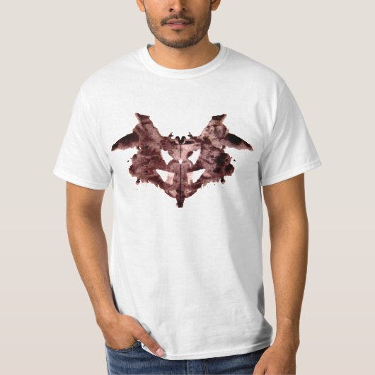 Rorschach Inkblot Test One T-shirt (Voorkant)