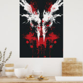 Rorschach Inkblot Test Poster (Keuken)