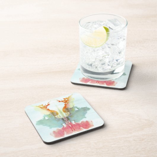 Rorschach Inkblot Test Psychiatrie Bier Onderzetter (Rechterzijde)