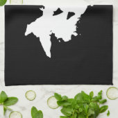 Rorschach Inkblot Theedoek (Gevouwen)