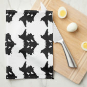 Rorschach Inkblot Theedoek (Quarter Fold)