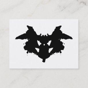 Rorschach Inkblot Visitekaartje