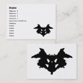 Rorschach Inkblot Visitekaartje (Voorkant / Achterkant)